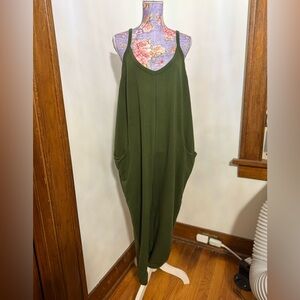 Sincerely Jules Olive Green Jumpsuit
